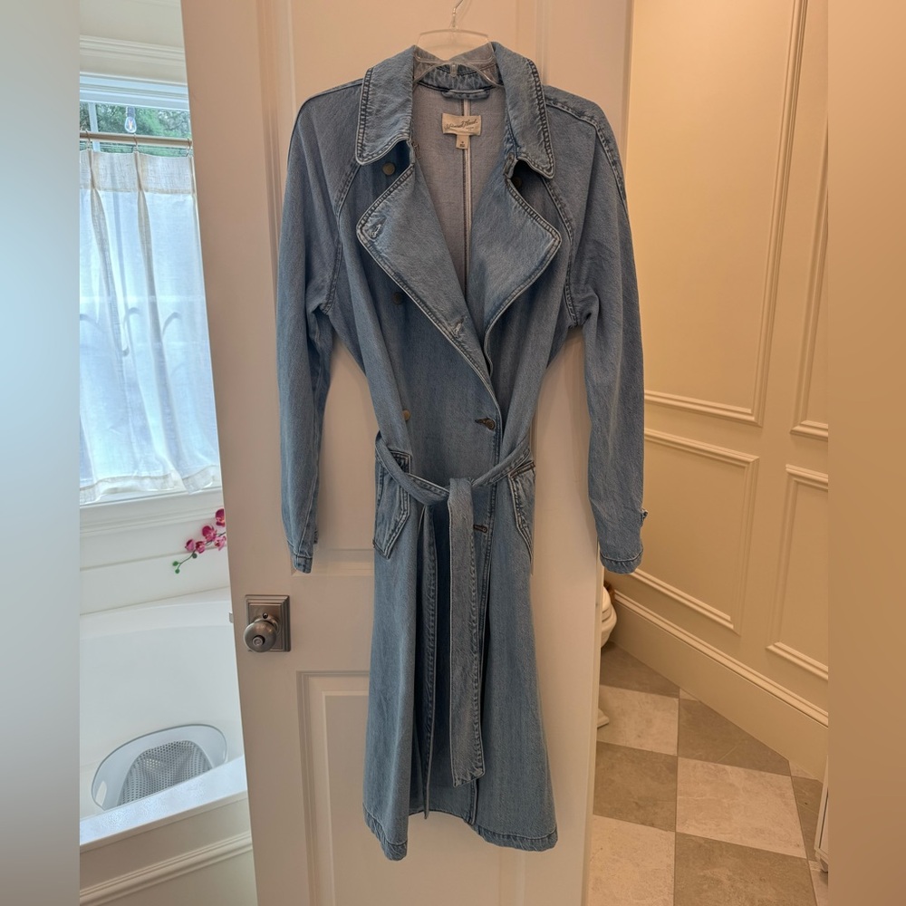 Denim Trench Coat